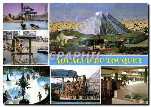 Cartes postales moderne Aqualud du Touquet Le Touquet Paris Plage Pas de Calais