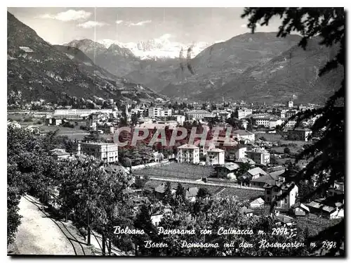 Cartes postales moderne Bolzano Panorama avec Catinaccio