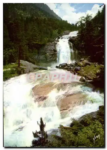 Cartes postales moderne Les Pyrenees Cauterets Hautes Pyrenees la cascade du Pont d'Espagne