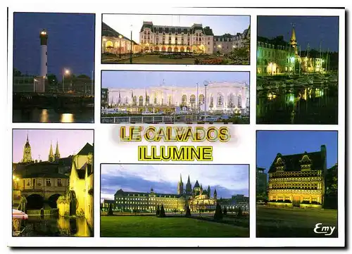 Cartes postales moderne Le Calvados Illumine