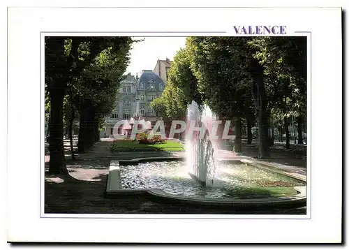 Cartes postales moderne Images de France Drome Valence les Fontaines des Boulevards