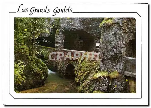 Moderne Karte Le Defile des Grands Goulets dans les Gorges de la un des sites les plus pittoresque du Vercors