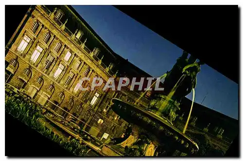 Cartes postales moderne Bordeaux Gironde Place de la Bourse de nuit