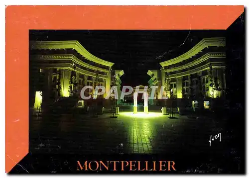 Cartes postales moderne Couleurs et Lumiere de l'Herault a Montpellier le Songe d'une nuit d'ete Magie d'Antigone