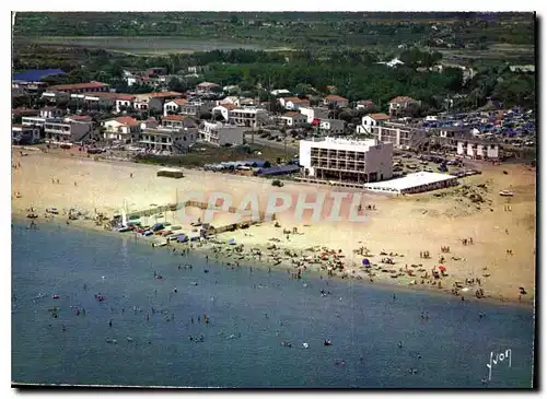 Moderne Karte Marseillan Plage Herault vue generale