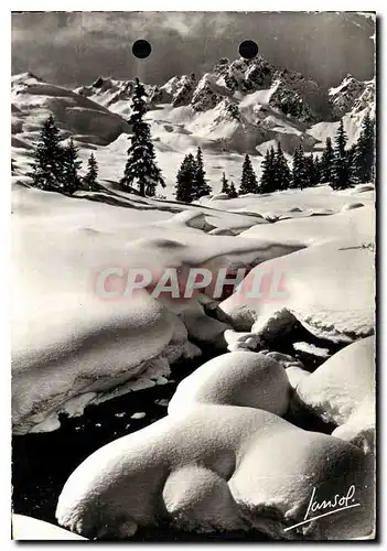 Moderne Karte Les Beaux Paysages de France Courchevel 1850 Savoie