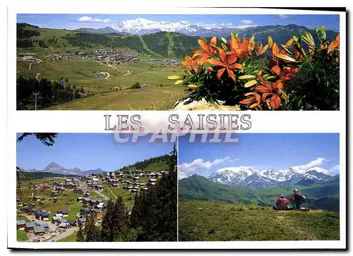 Cartes postales moderne Les Saisies Savoie France Station Ete Hiver