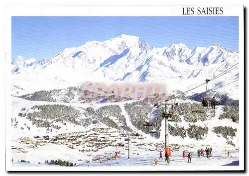 Cartes postales moderne Les Saisies Station Olympique le Mont Blanc exclusivite Maison de la Presse les Saisies