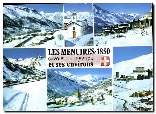 Cartes postales moderne Les Menuires en Savoie Paysages de la Tarentaise