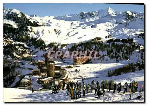 Cartes postales moderne La Plagne vue generale