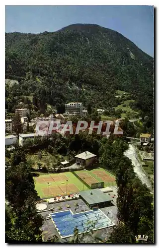 Moderne Karte Brides les Bains Savoie Tennis Piscine