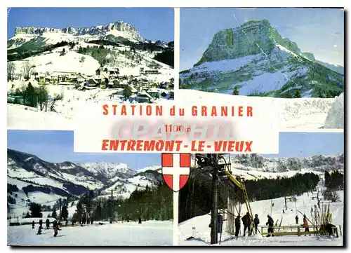 Moderne Karte Station du Granier Entremont le Vieux