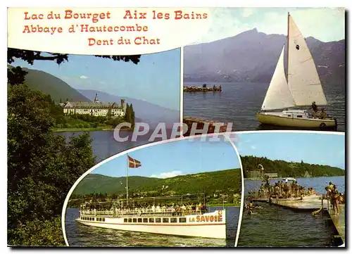 Cartes postales moderne Le Lac du Bourget Savoie Bateaux La Savoie