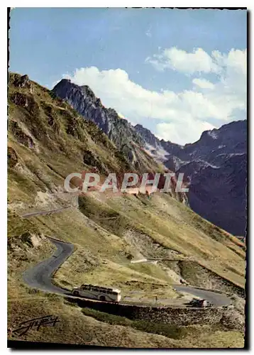 Cartes postales moderne Les Pyrenees route de Boreges au Col du Tourmalet le Fer a Cheval