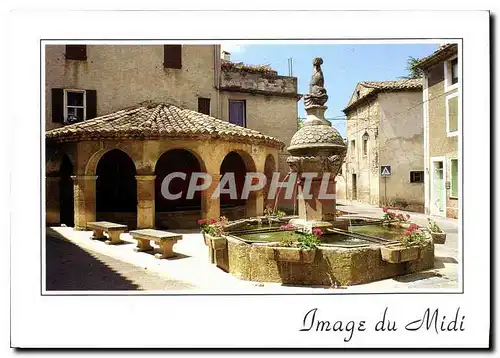 Cartes postales moderne Vieille fontaine et Lavoir a Mollans