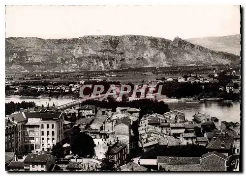 Moderne Karte Valence vue generale sur le Rhone