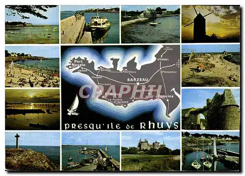 Cartes postales moderne La Bretagne Pittoresque de la Mer et des Bois la Presqu'ile de Rhuys en bordure du Golfe du Morb