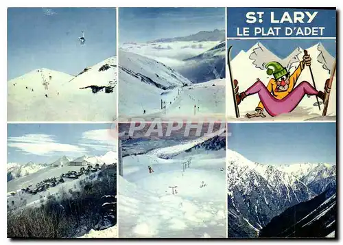 Cartes postales moderne Saint Lary le Plat d'Adet Ski