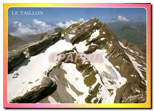 Cartes postales moderne Hautes Pyrenees Gavarnie Itineraire de l'ascension du Taillon le refuge des Sarradets la breche