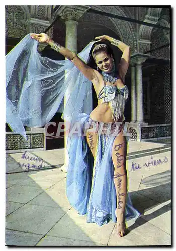 Cartes postales moderne Tunisie la Danseuse Ahlem