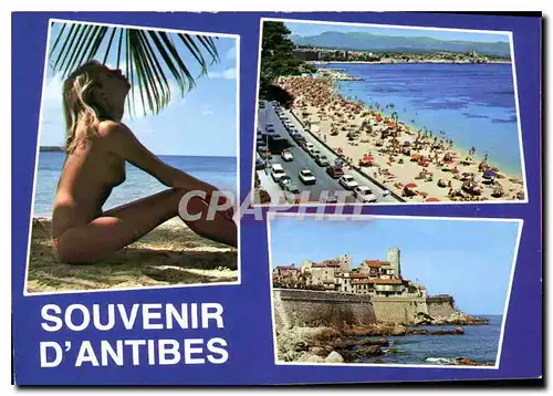 Cartes postales moderne Cote d'Azur Antibes A M