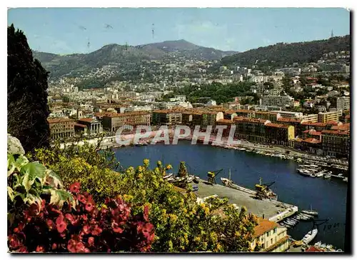 Cartes postales moderne La Cote d'Azur Inoubliable Nice le port vue generale