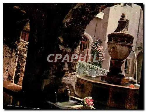 Cartes postales moderne Reflets de la Cote d'Azur la vieille fontaine de St Paul de Vence A M