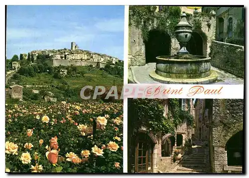 Cartes postales moderne Saint Paul de Vence Cote d'Azur French Riviera Cite des artistes les charmes du vieux village