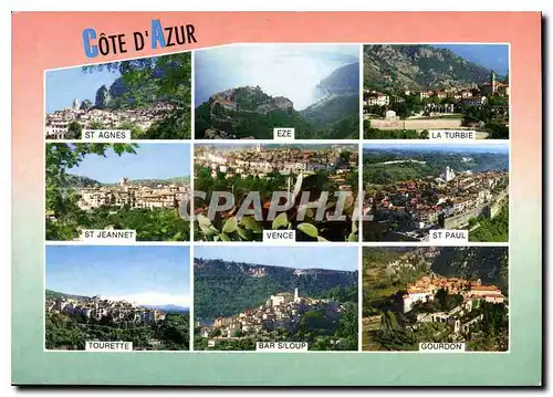 Cartes postales moderne Images de France Cote d'Azur au pays d'Azur Proche de la Cote le Pays d'Azur offre aux touristes