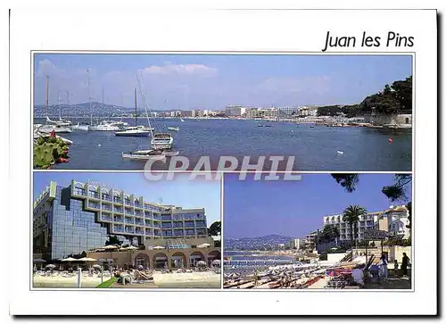 Cartes postales moderne Juan les Pins Alpes Maritimes Les Plages