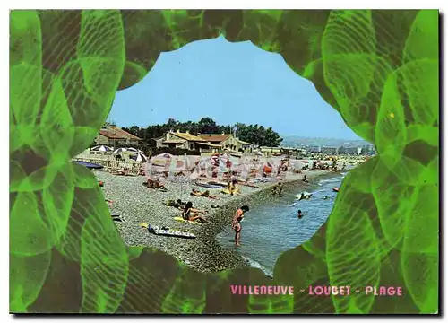 Cartes postales moderne Au soleil de la Cote d'Azur Villeneuve Loubet Plage