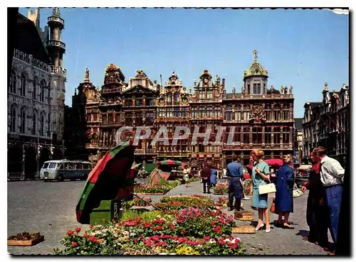 Moderne Karte Bruxelles Un coin de la Grand Place