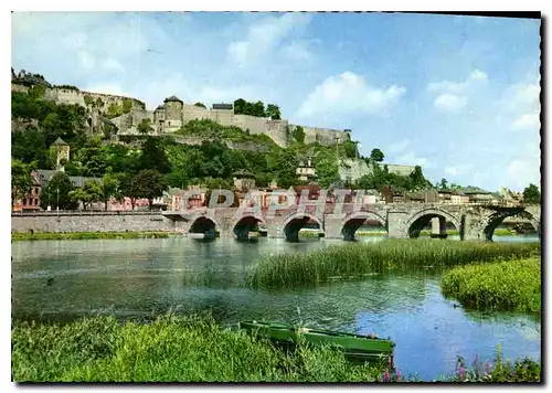 Moderne Karte Namur Pont de Jambes et Citadelle