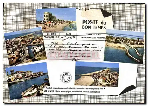 Cartes postales moderne Poste du bon temps Palavas les Flots