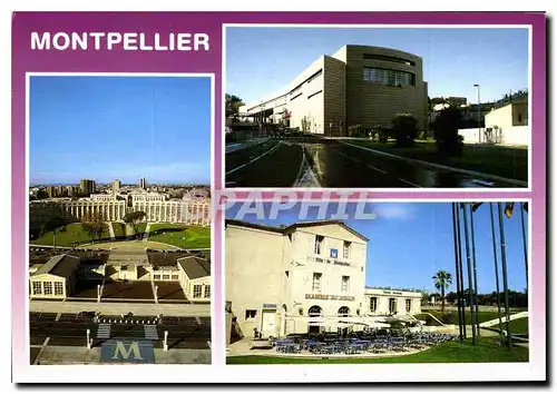 Cartes postales moderne Montpellier Antigone le Corum le Moulin de l'Eveque