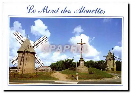 Moderne Karte Le Mont des Alouettes Vendee Moulin a vent