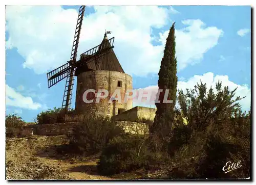 Cartes postales moderne En Provence Fontvieille Bouches du Rhone le moulin de Daudet