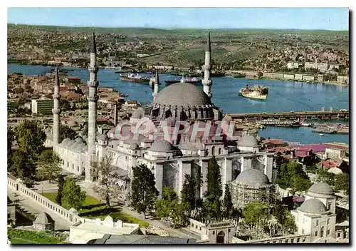 Moderne Karte Istanbul Turkey la mosquee de Soliman le Magnifique