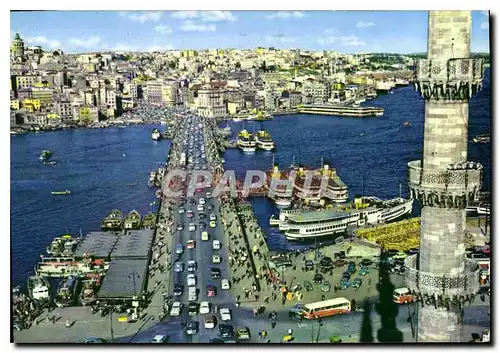 Cartes postales moderne Istanbul le Pont de Galata