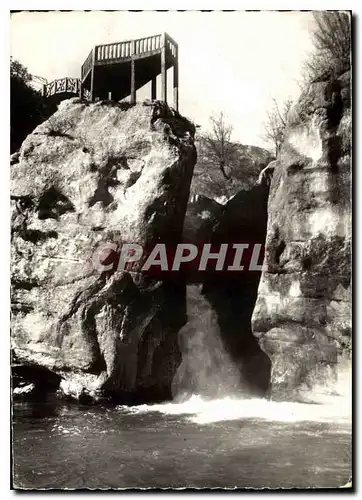 Moderne Karte La Cote d'Azur Les Gorges du Loup Le Saut du Loup