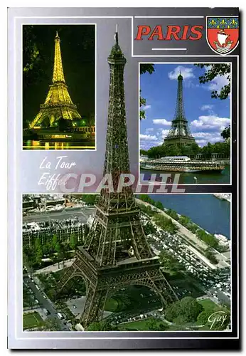 Cartes postales moderne Paris et ses Merveilles la tour Eiffel