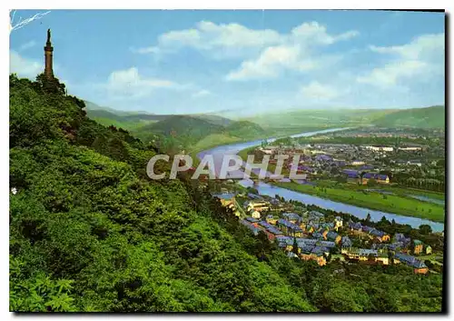 Cartes postales moderne Trier Mariensaule und Mosel Colonne Sainte Marie et vue sur la Moselle