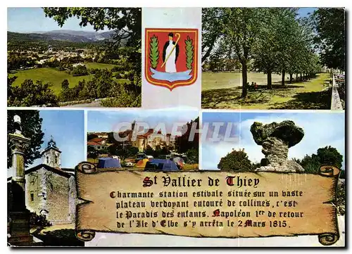 Cartes postales moderne Souvenir de Saint Vallier de Thiey