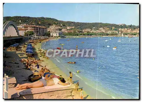 Cartes postales moderne Lumiere et Beaute de la Cote d'Azur Ste Maxime vue generale de la Plage