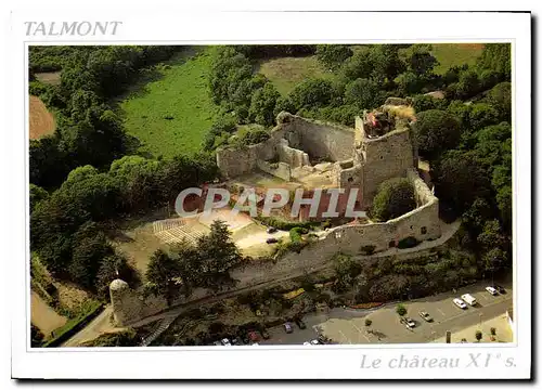 Cartes postales moderne Talmont Vendee le chateau XIs tres visite pour le souterrain les fosses interieurs le logis seig