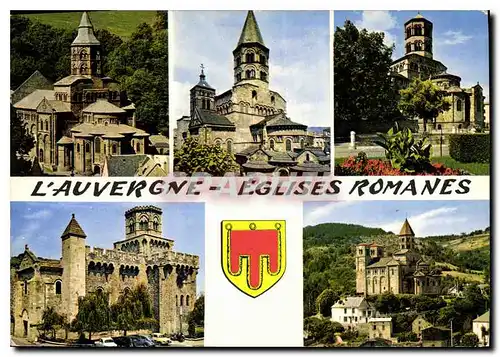 Moderne Karte L'Auvergne Orcival Clermont Ferrand Issoire St Nectaire Royat