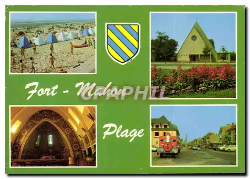 Cartes postales moderne Fort Mahon Plage Train