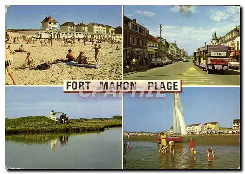 Cartes postales moderne Arts & Couleurs Fort Mahon Plage Somme Train Bagatelle