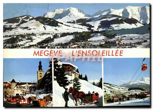 Cartes postales moderne Megeve l'Ensoleillee Hte Savoie Sports d'Hiver