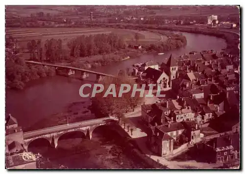 Cartes postales moderne Verdun sur le Doubs S et L La Place et le Pont St Jean